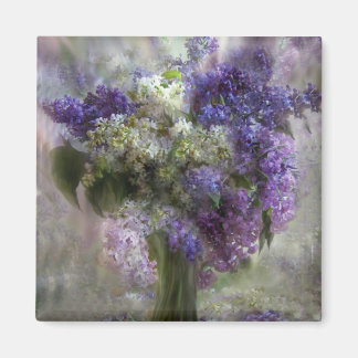 Lilacs of Liebe Art Magnet