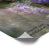 Lilacs of Liebe Art Poster/Print Poster (Ecke)