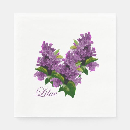 Lilacs Paper Napkins Serviette (Vorderseite)