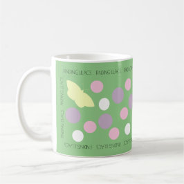 Lilacs Pastel Polka Dot Tasse