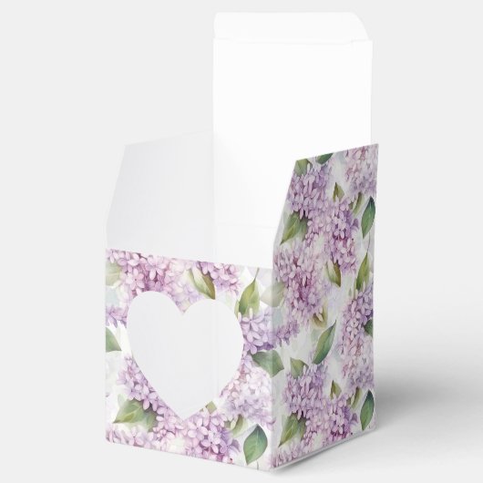 Lilacs Print Party Leckerei Box Geschenkschachtel (Geöffnet)