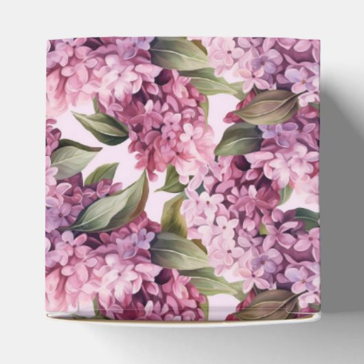 Lilacs Print Party Leckerei Box Geschenkschachtel (Oben)