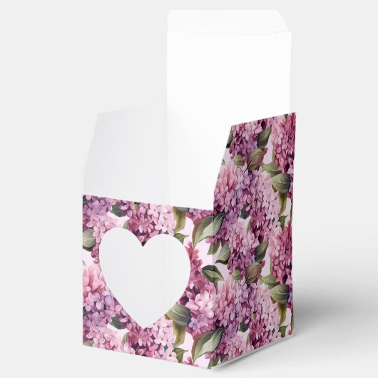 Lilacs Print Party Leckerei Box Geschenkschachtel (Geöffnet)