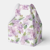 Lilacs Print Party Leckerei Box Geschenkschachtel (Rückseite)