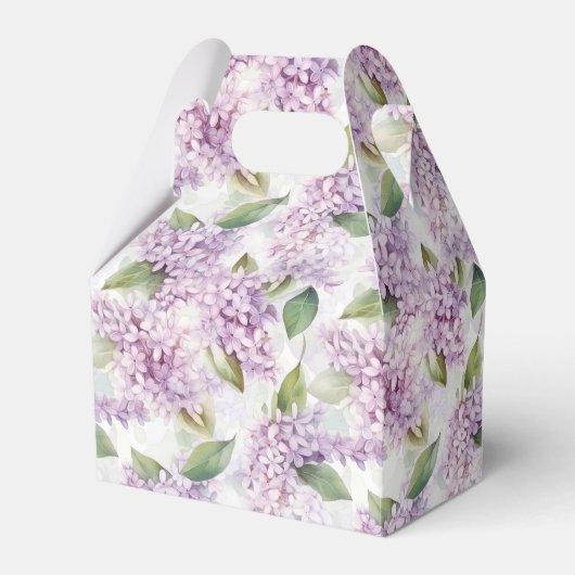 Lilacs Print Party Leckerei Box Geschenkschachtel (Vorderseite)