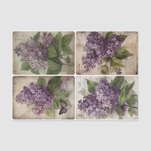 Lilacs Seidenpapier (Vorderseite)