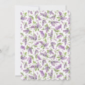 Lilacs & Spring Flowers - Einladung (Rückseite)