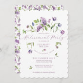 Lilacs & Spring Flowers - Einladung (Vorne/Hinten)