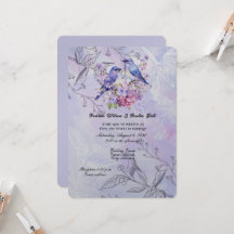 Lilacs und Bluebirds