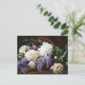 Lilacs und Torbäume Kunst des Blumenhandels Postkarte (Stehend Vorderseite)