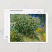 Lilacs, Vincent van Gogh Postkarte (Vorne/Hinten)