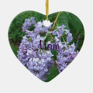 Lilacs zum Muttertag Keramik Ornament
