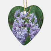 Lilacs zum Muttertag Keramik Ornament (Links)
