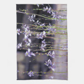 Lilafarbene Wildblumen Geschirrtuch (Vertikal)
