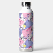 Lílago rosa activo de Memphis 80 Trinkflasche (links)