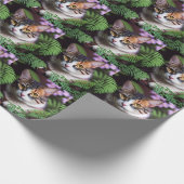 Lilah, die Tortoiseshell: Eine hübsche Katze Geschenkpapier (Ecke)