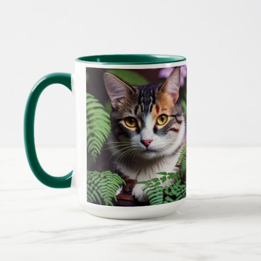 Lilah, die Tortoiseshell: Eine hübsche Katze Tasse (Links)