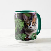 Lilah, die Tortoiseshell: Eine hübsche Katze Tasse (VorderseiteRechts)