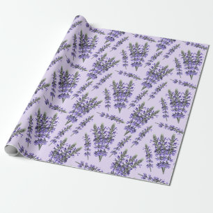 Lilamuster Geschenkpapier