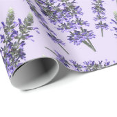 Lilamuster Geschenkpapier (Rolleneckpunkt)