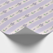 Lilamuster Geschenkpapier (Ecke)