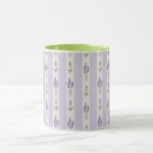 Lilamuster Tasse (Zentrum)