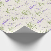 Lilamuster-Wrapierpapier Geschenkpapier (Ecke)
