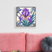 Lilane Iris Pracht Leinwanddruck (Insitu (Wohnzimmer))