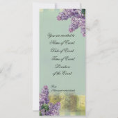 Lilas au printemps einladung (Rückseite)