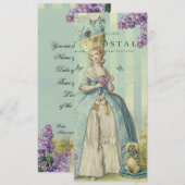 Lilas au printemps einladung (Vorne/Hinten)