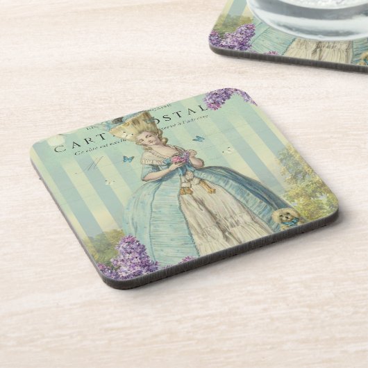 Lilas au printemps getränkeuntersetzer (Linke Seite)