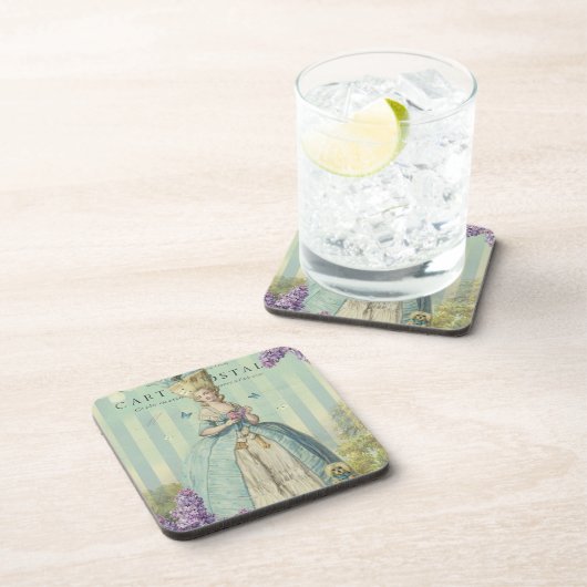 Lilas au printemps getränkeuntersetzer (Rechte Seite)