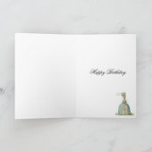 Lilas au printemps, Happy Birthday Karte (Innenseite)