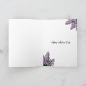 Lilas au printemps, mütter dat karte (Innenseite)