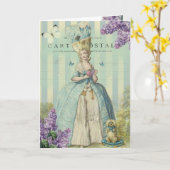 Lilas im Frühling, Mütter Dat Karte (Gelbe Blume)