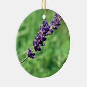 Lilastiel Foto-Kreis-Ornament Keramik Ornament (Rechts)