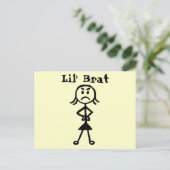 Lil'Brat, Postkarten (Stehend Vorderseite)
