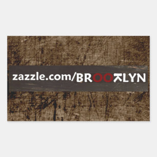 lil'BROOTLYN Store - ES IST, WAS ES NICHT IST Rechteckiger Aufkleber