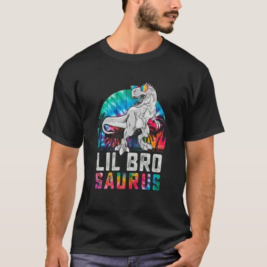 Lilbrosaurus Rex Dinosaur Lil Bro Saurus Family Ma T-Shirt (Vorderseite)
