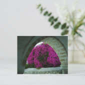 Lilette Blumen durch einen Bogen. Postkarte (Stehend Vorderseite)