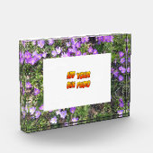 Lilette Blumen Kruste. Fotoblock (Links)