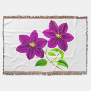 Lilette Blumen werfen Decke. Decke