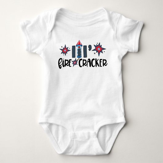 Lil'firecracker Baby Bodysuit Baby Strampler (Vorderseite)