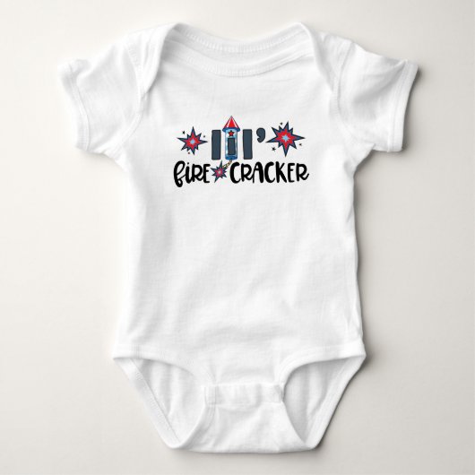 Lil'firecracker Baby Bodysuit Strampler (Vorderseite)