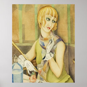 Lili Elbe von Gerda Wegener [1886 - 1940] Poster