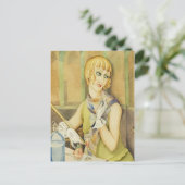 Lili Elbe von Gerda Wegener [1886 - 1940] Postkarte (Stehend Vorderseite)