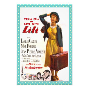 Lili, Filmposter Fotodruck