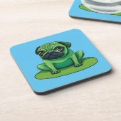 Lili Mops Getränkeuntersetzer (Linke Seite)