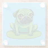 Lili Mops Glasuntersetzer (Rückseite)