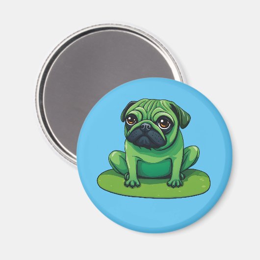 Lili Mops Magnet (Vorderseite/Rückseite)